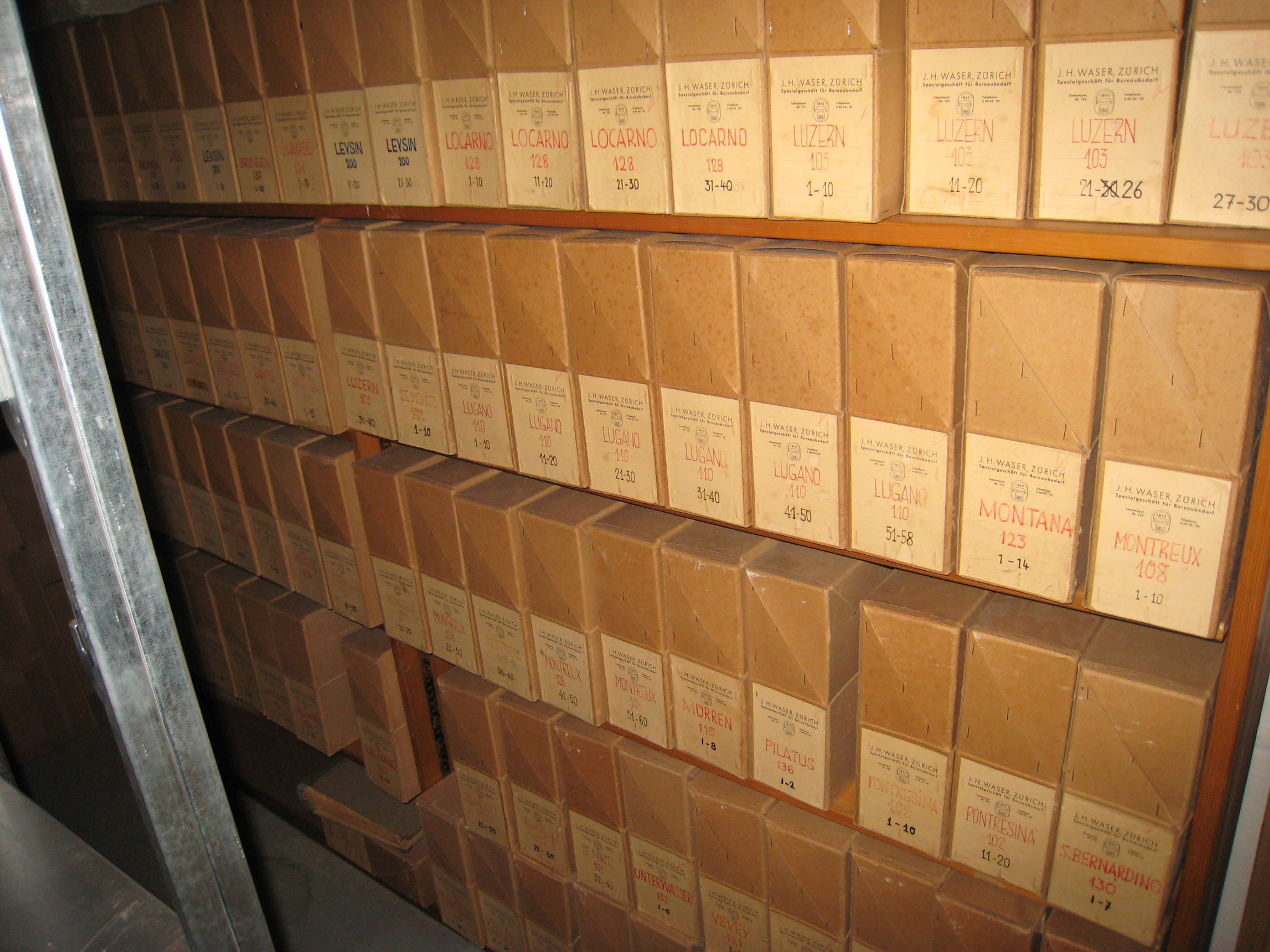 <p>Projet d'archivage<br
/>Société suisse de crédit hôtelier (SGH)</p>
